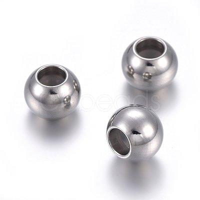 201 Stainless Steel Beads STAS-O110-13P-A-1