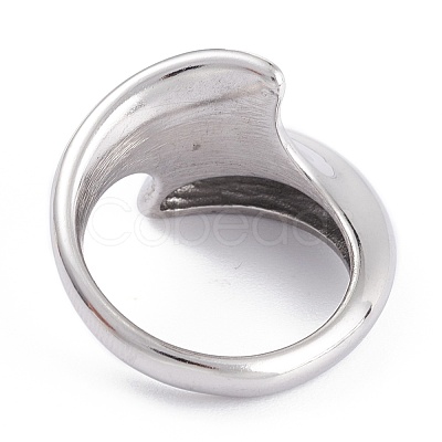 Non-Tarnish Unisex 304 Stainless Steel Finger Rings X-RJEW-K233-09B-P-1