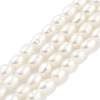 Natural Cultured Freshwater Pearl Beads Strands PEAR-P062-01F-1