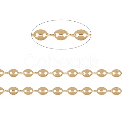 3.28 Feet Brass Link Chains X-CHC-I034-03G-1