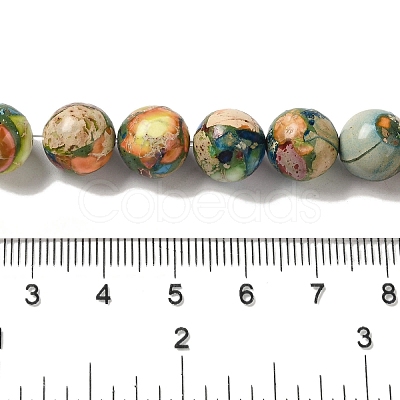 Dyed Natural Imperial Jasper Beads Strands G-Q161-A02-04-1