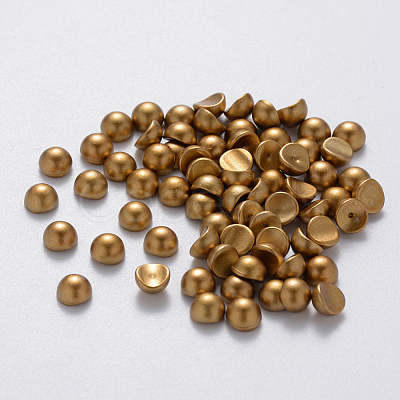 ABS Plastic Imitation Pearl Cabochons MRMJ-Q092-6mm-A02-1