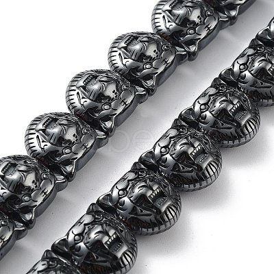 Synthetic Non-Magnetic Hematite Beads Strands G-H303-B08-1