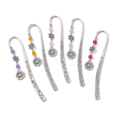 Alloy Hook Bookmarks AJEW-JK00289-1