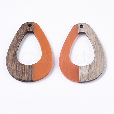 Resin & Walnut Wood Pendants RESI-R427-01-1