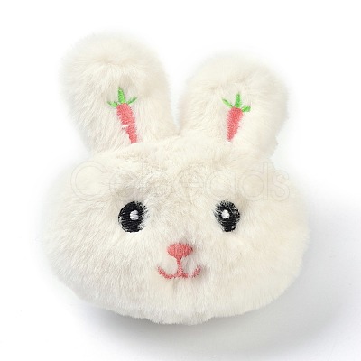 Cartoon Rabbit Non Woven Fabric Brooch JEWB-Z001-13-1