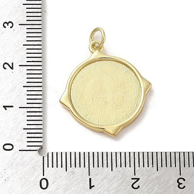 Brass Pendants KK-E091-07G-1