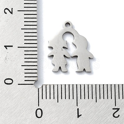 Non-Tarnish 304 Stainless Steel Charms STAS-C097-33P-1