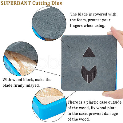 SUPERDANT 1 Pc Wood Cutting Dies DIY-SD0001-68A-1