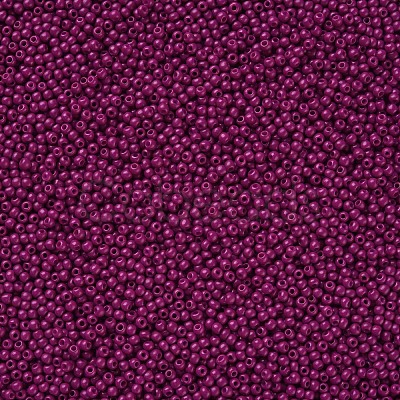 11/0 Grade A Baking Paint Glass Seed Beads X-SEED-N001-A-1057-1