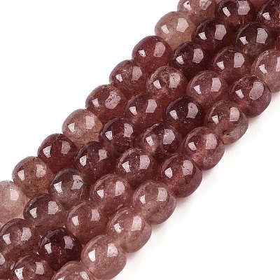 Natural Strawberry Quartz Beads Strands G-T138-146-1