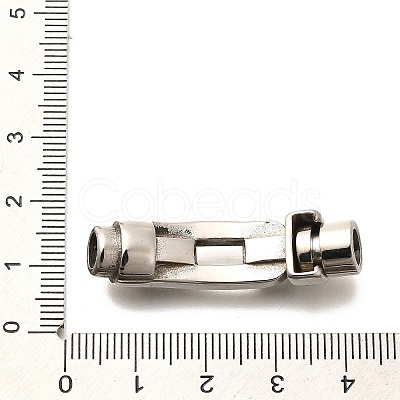 304 Stainless Steel Magnetic Clasps STAS-R140-08P-1