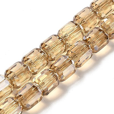 Electroplate Glass Beads Strands EGLA-D030-19J-1