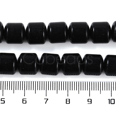 Natural Black Obsidian Beads Strands G-L604-E05-01-1