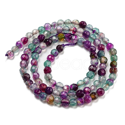 Natural Agate Beads Strands X-G-Q1000-01-1