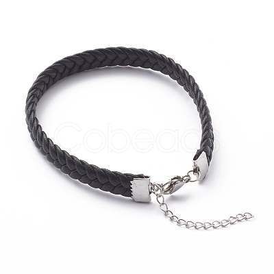 Imitation Leather Cord Bracelets BJEW-Z008-02-1