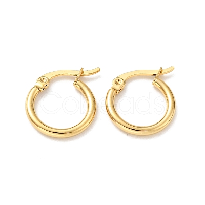 PVD Vacuum Plating 201 Stainless Steel Hoop Earrings for Women EJEW-G260-02E-G-1