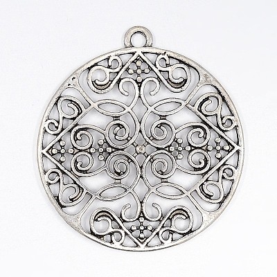 Alloy Pendants X-PALLOY-ZN33091-AS-FF-1