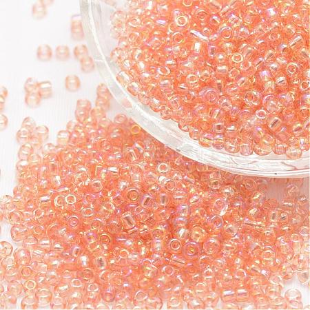 8/0 Round Glass Seed Beads X-SEED-J011-F8-L176-1