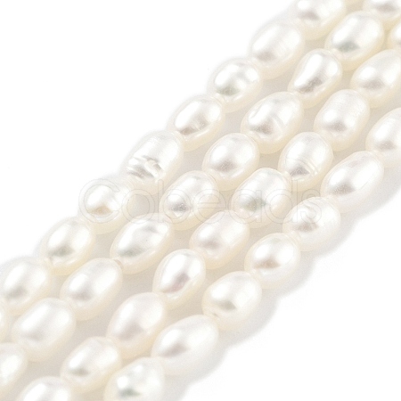 Natural Cultured Freshwater Pearl Beads Strands PEAR-P062-01F-1