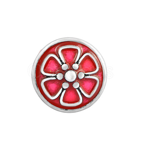 Alloy Enamel Snap Jewelry Buttons PALLOY-Q326-VNC016-1-1