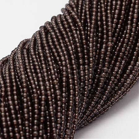 Natural Smoky Quartz Beads Strands G-N0195-02-2mm-1