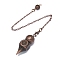 Brass Dowsing Pendulum Big Pendants, Gourd Charm, Cadmium Free & Lead Free, Antique Bronze, 230mm