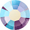 Preciosa&reg Crystal Hotfix Flatback Stones, Czech Crystal, Round(438 11 612 Chaton Rose VIVA 12 &reg), 20050 200 Amethyst AB, SS10(2.7~2.9mm)