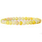 Natural Yellow Agate Round Beaded Stretch Bracelet, show in picture12