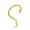 Alloy Snake Cuff Earrings for Girl Women Gift, Light Gold, 71mm