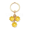 Cute Enamel Keychain KEYC-WH0025-048G-01-1