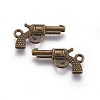 Zinc Alloy Gun Necklace Pendant EA9073Y-AB-1