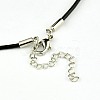 Leather Cord Necklace Making X-NJEW-A280-2.0mm-01-2
