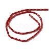 Dyed Synthetic Coral Beads Strands CORA-P010-03-2