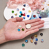 Craftdady 150Pcs 15 Colors Transparent Glass Beads GLAA-CD0001-09-10