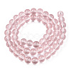 Transparent Glass Beads Strands GLAA-T032-T8mm-10-3