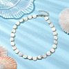 Natural Freshwater Shell Beaded Necklaces for Women NJEW-JN04829-2