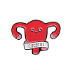 Uterus with Word Enamel Pin GIPO-PW0001-005-1