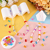 Pandahall 200Pcs Transparent Acrylic Beads MACR-TA0001-36-7