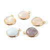 Natural & Syntheticl Gemstone Pendants PALLOY-JF00757-1