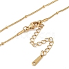 Ion Plating(IP) 201 Stainless Steel Chain Necklaces NJEW-P309-29G-1