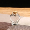 Heart Glass Cork Bottles Ornament PW-WG28677-01-1