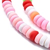 Handmade Polymer Clay Beads Strands CLAY-N008-008N-3