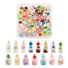 Cheriswelry 60Pcs 15 Style Wish Glass Bottle Pendants CRES-CW0001-08-20