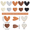   60Pcs 10 Styles Opaque Resin Cabochons FIND-PH0006-23-2