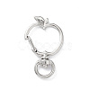 Apple Alloy Swivel Clasps X-FIND-L012-02P-1