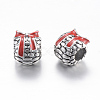 Alloy Enamel European Beads MPDL-T001-10A-2