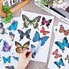 CRASPIRE 5 Sheets 5 Styles PVC Waterproof Self-adhesive Stickers DIY-CP0009-14-3