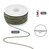 5M Ion Plating(IP) Rainbow Color 304 Stainless Steel Ball Chains STAS-SZ0002-22A-7