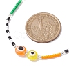 Resin and Glass Seed Bead Necklaces NJEW-MZ00028-3